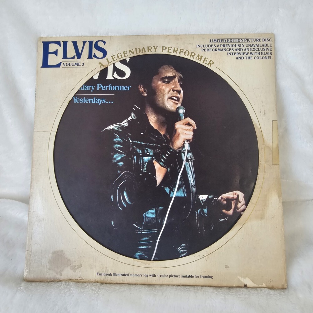 Elvis Presley A Legendary Performer Vol 3 Limited Edition Picture Disc Vinyl LP